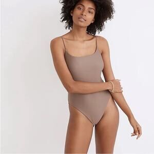 Madewell NWT second wave once piece size S brown